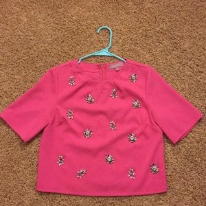 Jeweled crop top